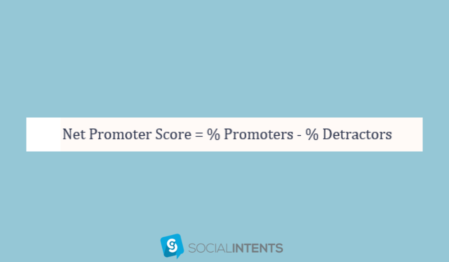 Net promoter score formula