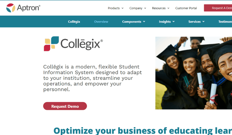 Collegix by Aptron admissions software