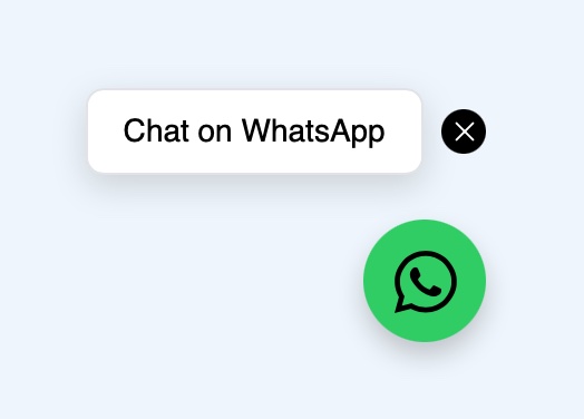 WhatsApp Chat Button setup step 1